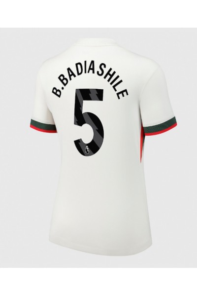 Chelsea Benoit Badiashile #5 Jalkapallovaatteet Naisten Vieraspaita 2025-26 Lyhythihainen Chelsea Benoit Badiashile #5 Jalkapallovaatteet Naisten Vieraspaita 2025-26 Lyhythihainen